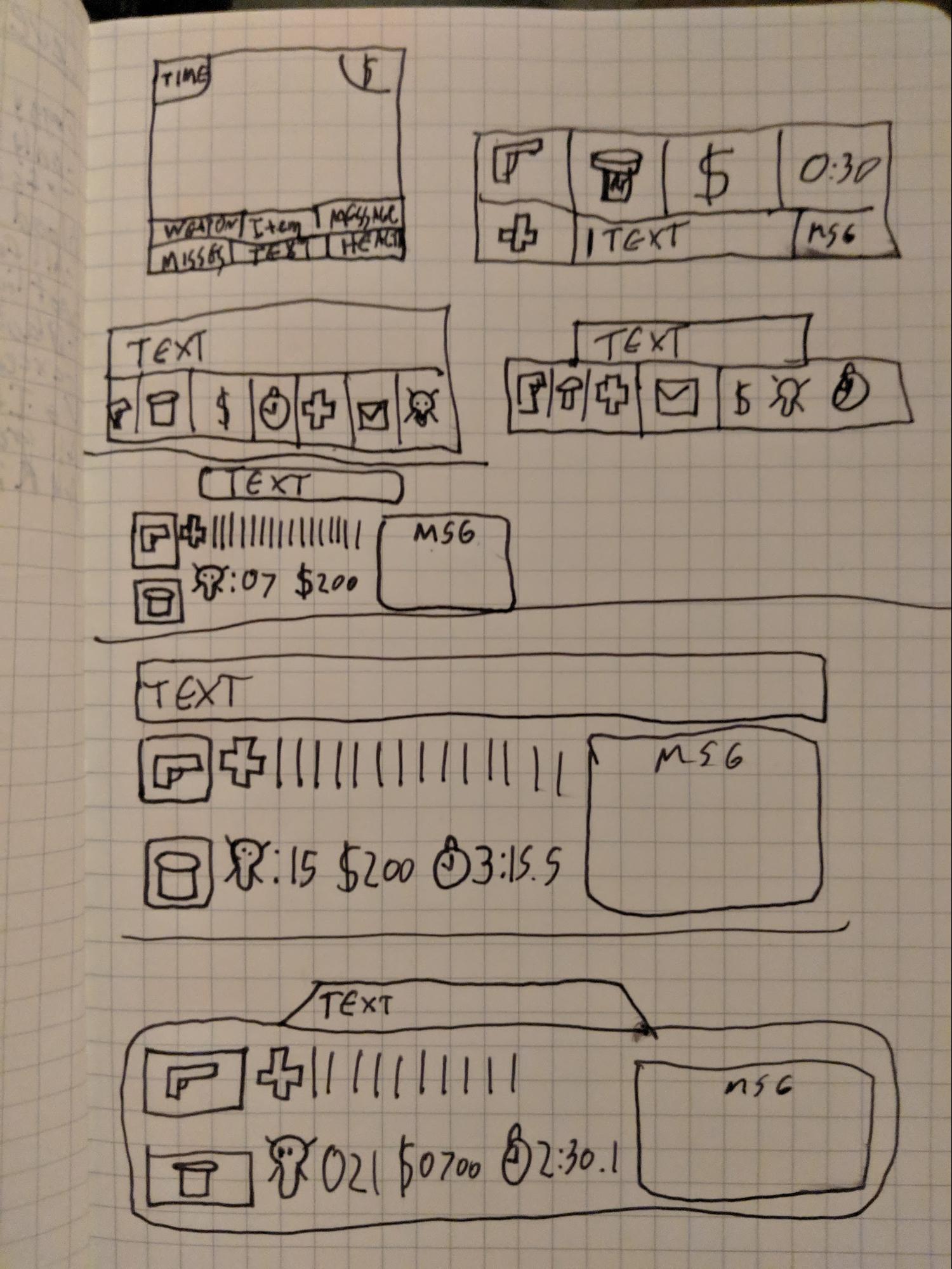 UI Sketches